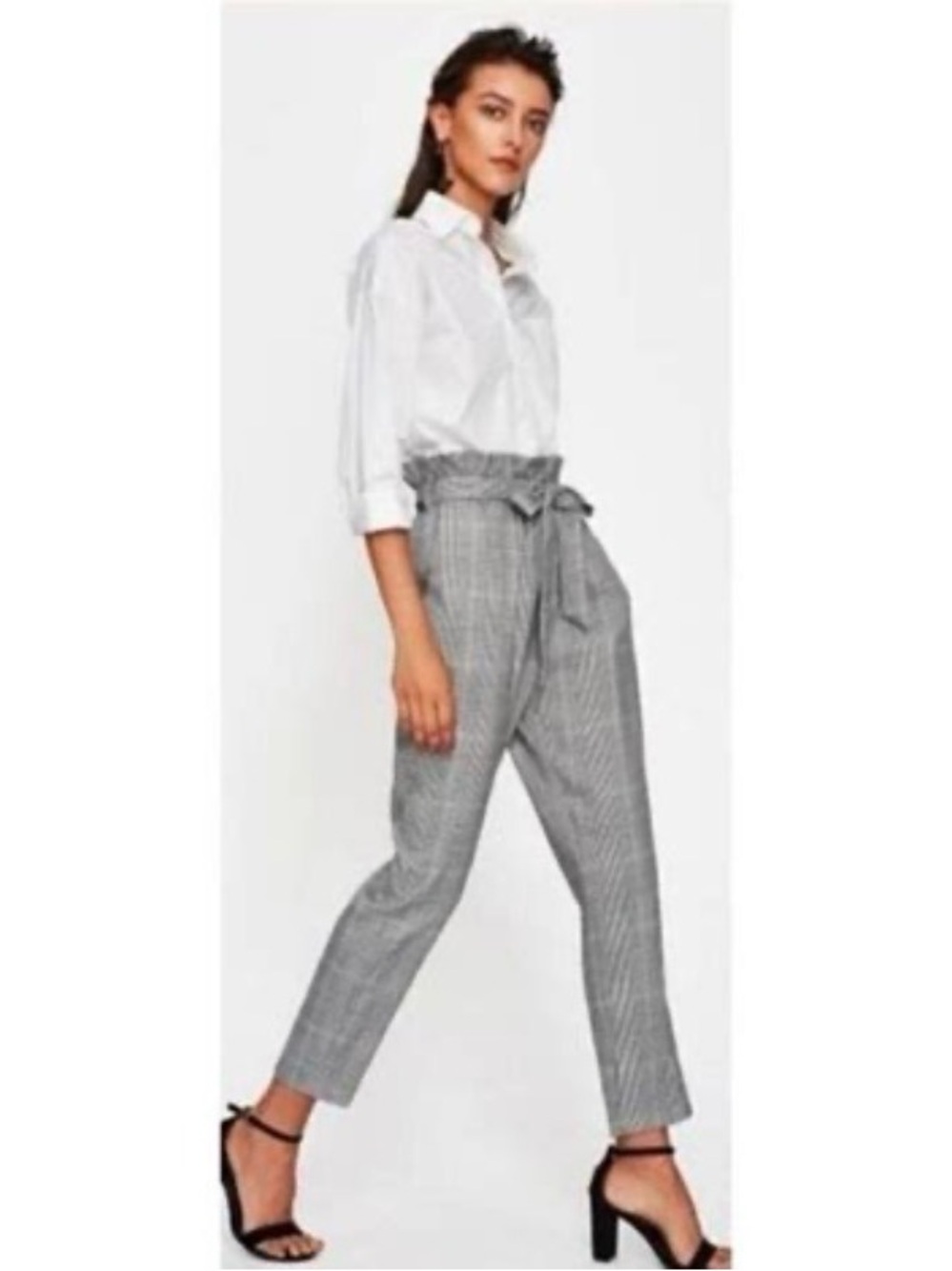 Zara Women’s plaid pants - Picture 4 of 4